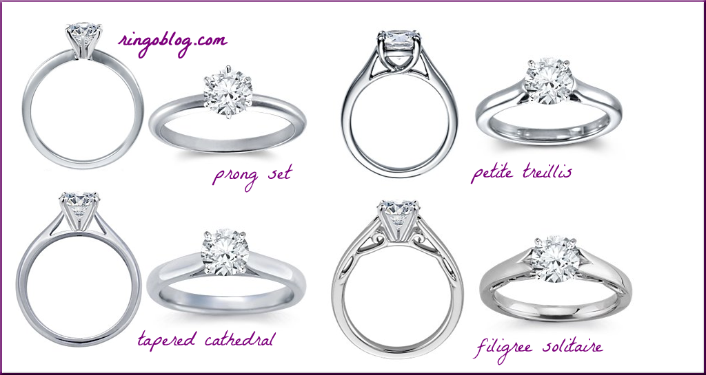 Types Of Engagement Rings Chart