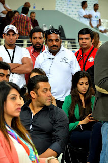 Salman Khan At CCL (Celebrity CrIcket League) held at Dubai 