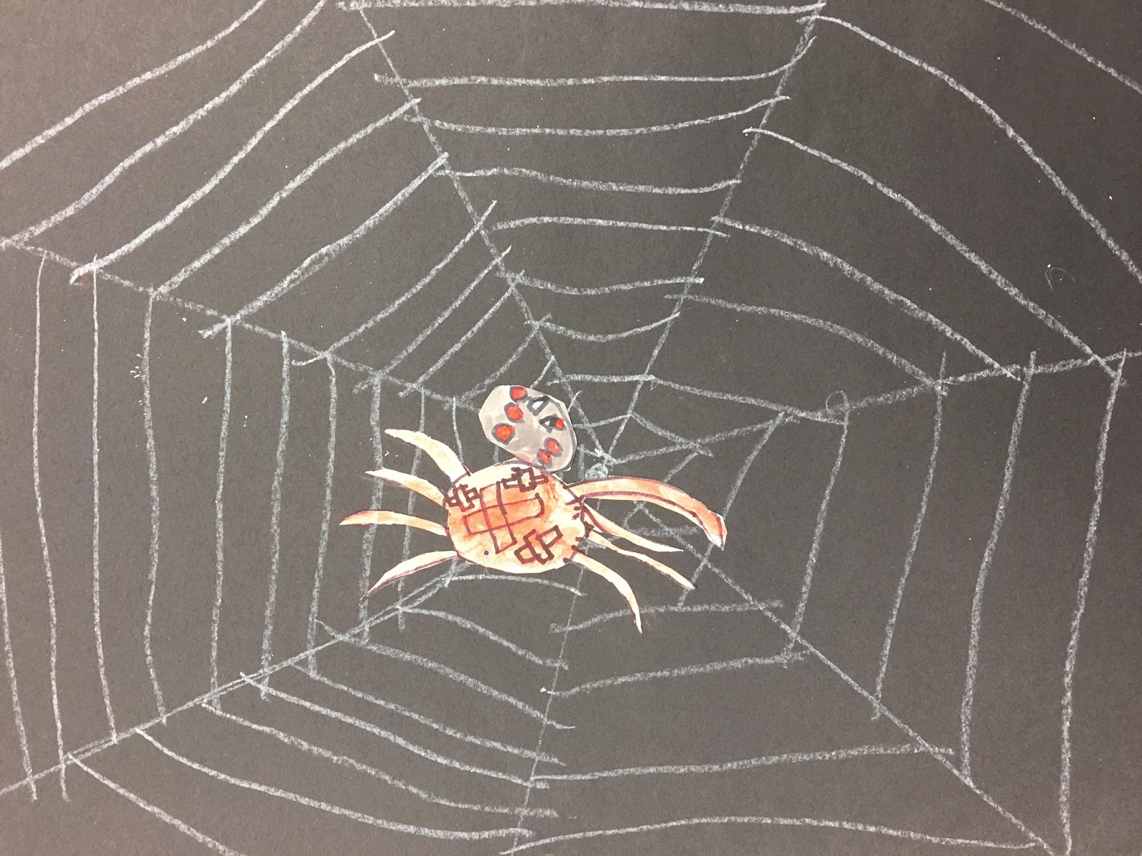 Art Room Blog: Kinder Spiders...