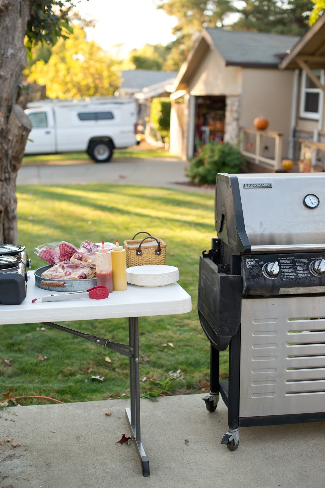 Domestic Fashionista Halloween Driveway Party