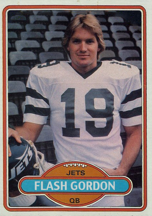 1980+Flash+Gordon+Football+Trading+Card.