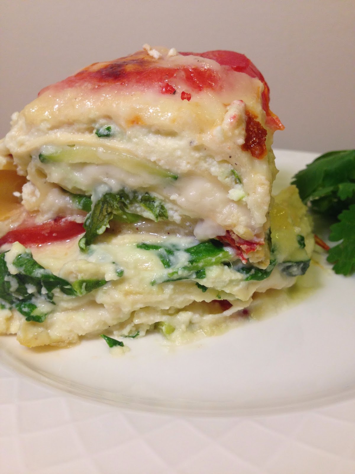 White Vegetable Lasagna