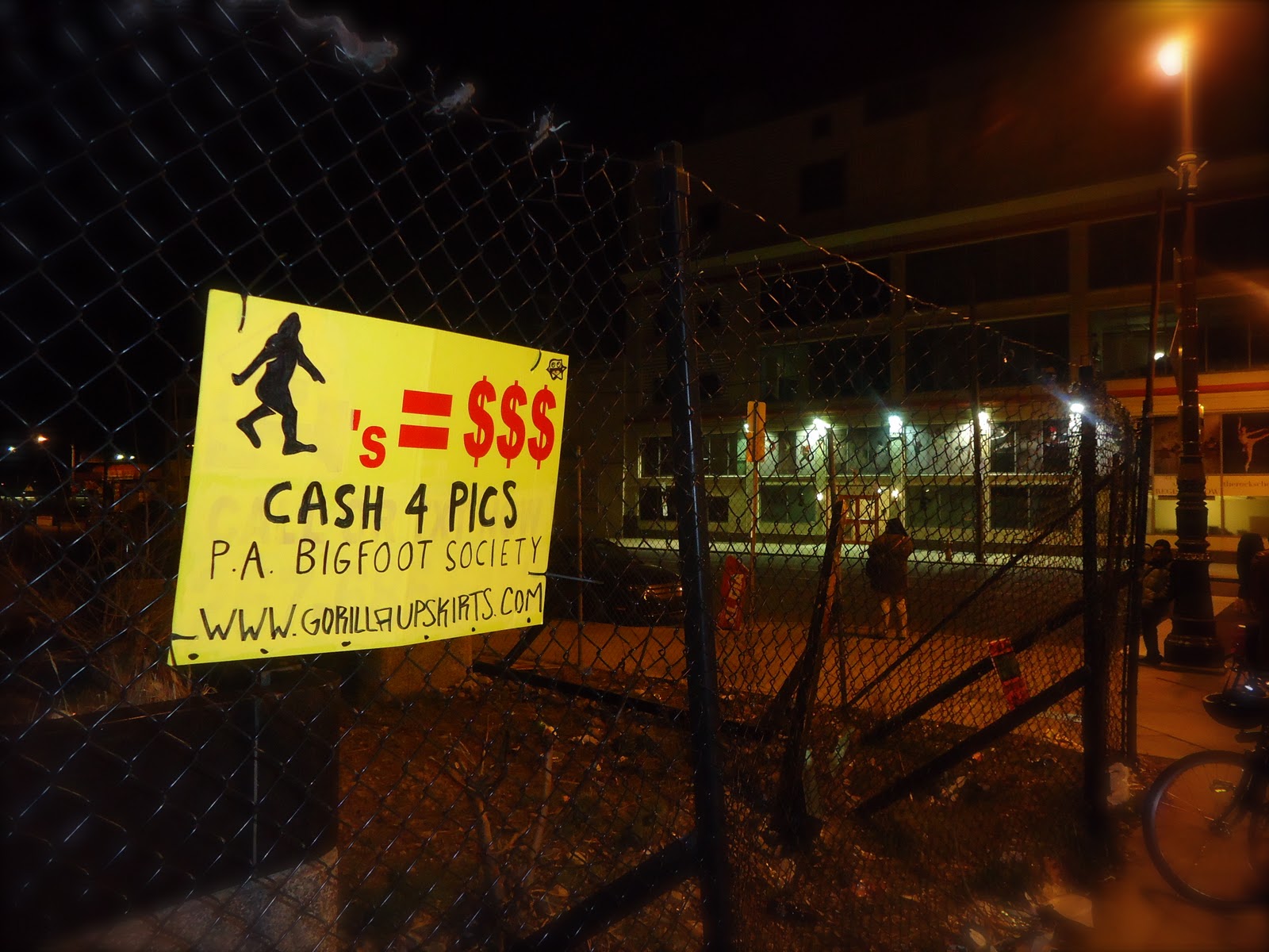 Gorilla Upskirts City Sasquatch Sightings!