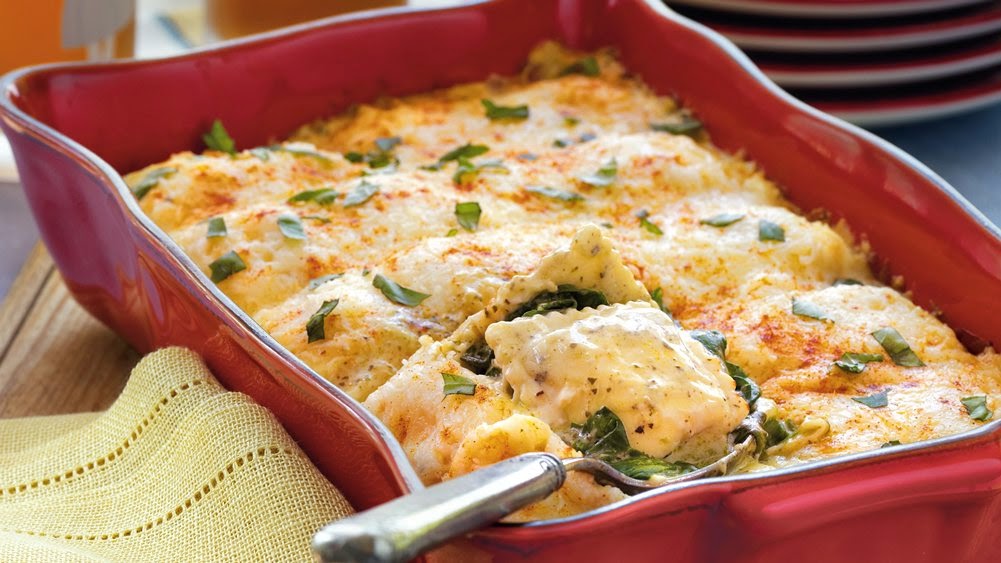 Gina's Italian Kitchen Spinach and Ravioli Lasagna