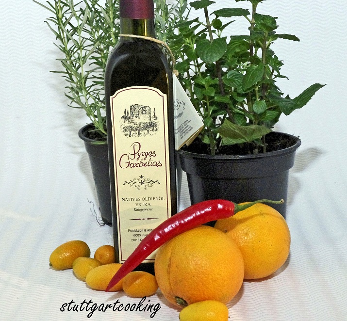 stuttgartcooking OlivenölVanilleEis auf einer Emulsion von der Minze