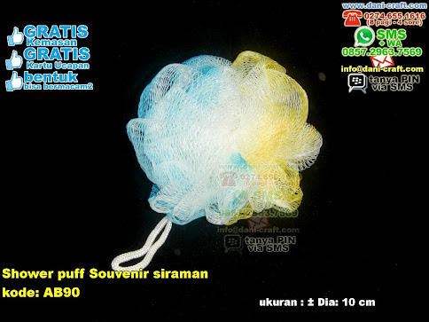 Shower Puff Souvenir Siraman