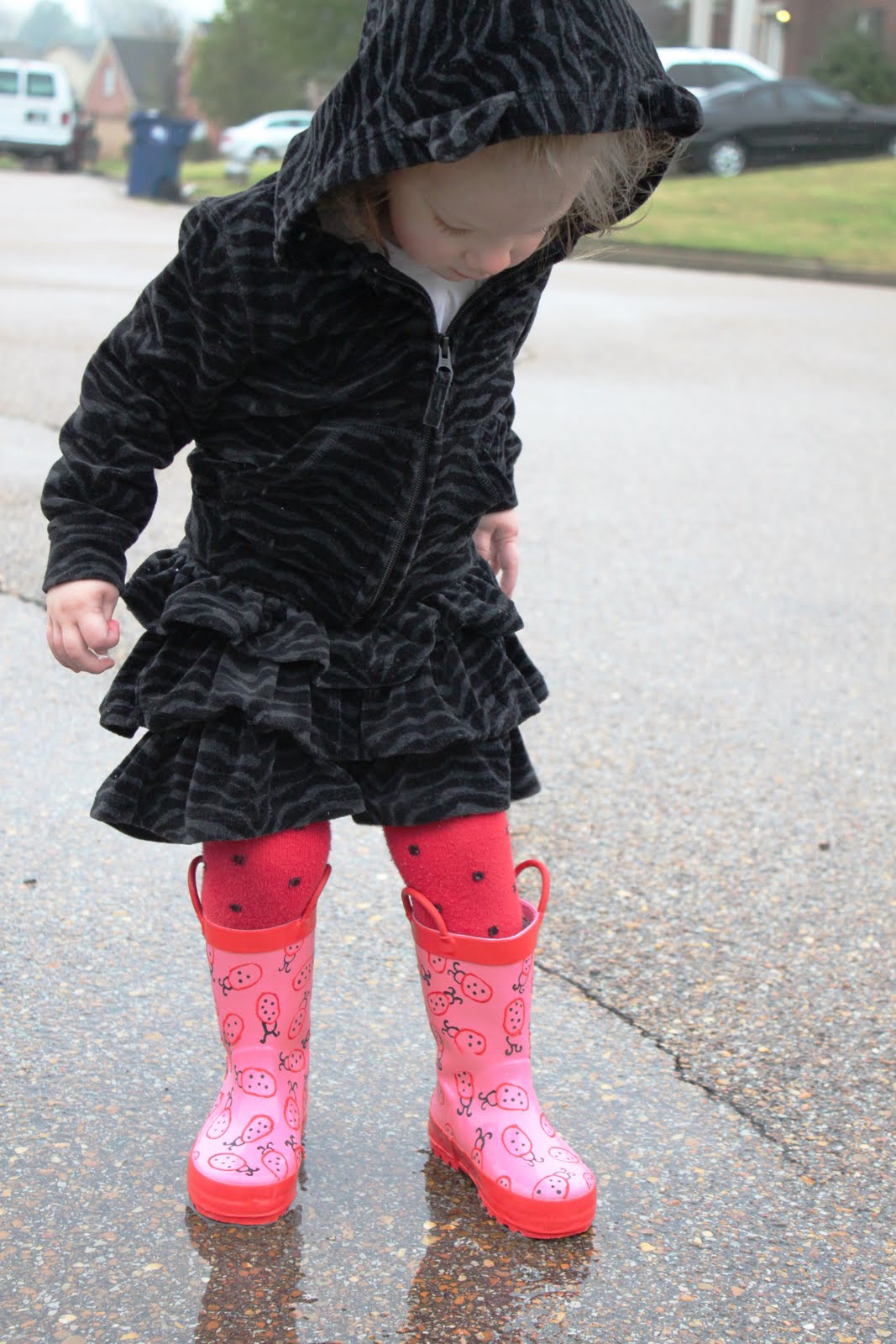 My Own Road Painted Rain Boots