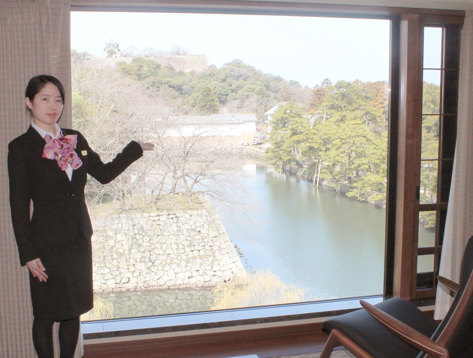 滋賀彦根新聞 彦根キャッスル リゾート スパ 大浴場と部屋から彦根城天守の絶景 ランチ 入浴セットも