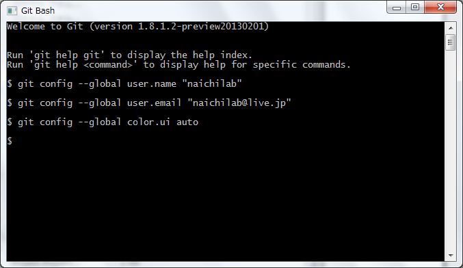 git config global color ui auto git config global color ui auto