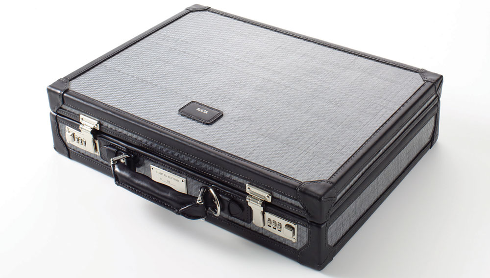 tumi hard briefcase