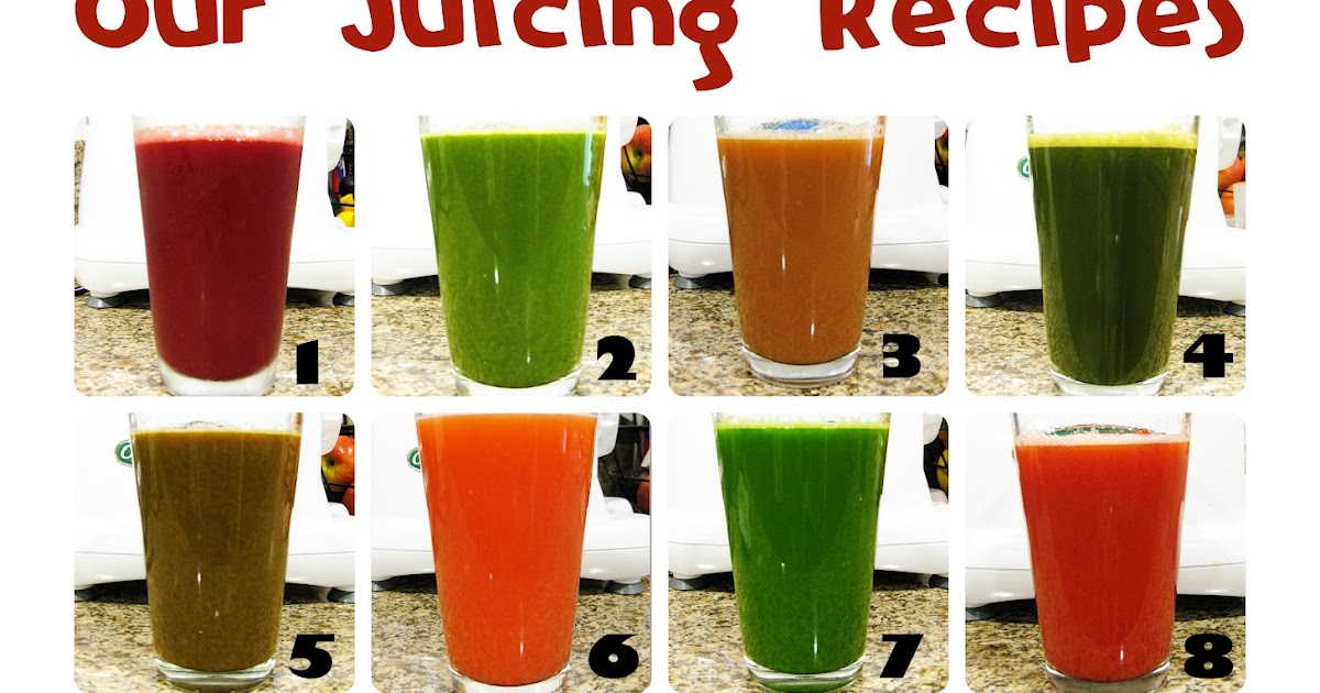 Cali Green Mama Juice Fast Recipes!