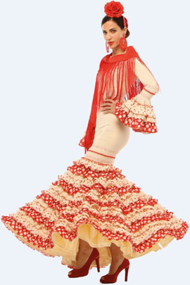 Traje de sevillana El Corte Inglés 2013 traje de sevillana El Corte Inglés 2013