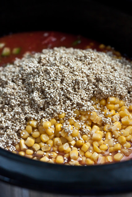 Vegetarian Chili Quinoa Crockpot