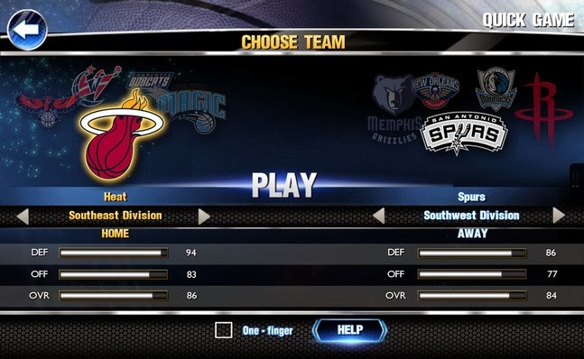 NBA 2K14 Android Apk - Screenshoot Kindle Tablet Edition NBA 2K14 Apk Download