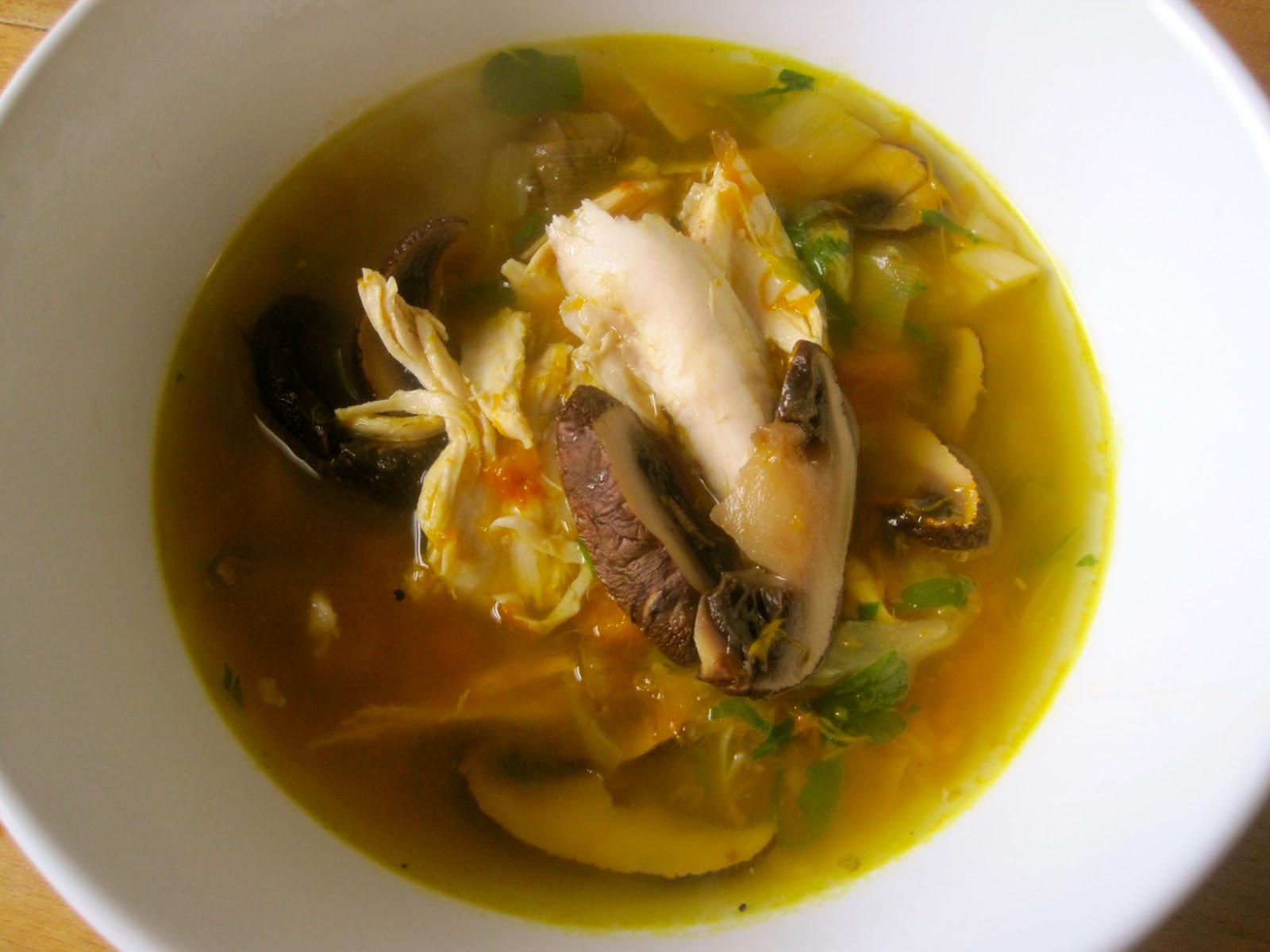 Clouds In The Kitchen Garlic & Lemon Chicken Roast and Soup