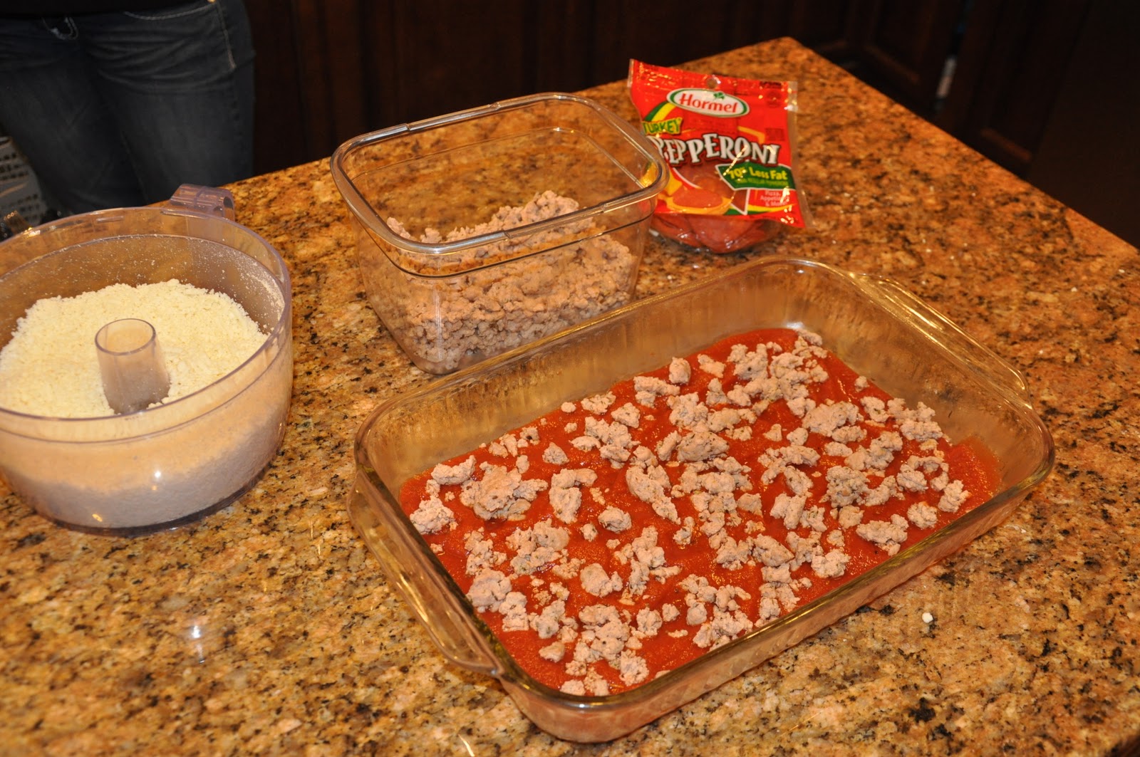 Healthy Pizza Casserole