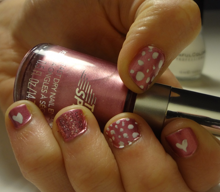 aka Bailey Valentine's Day Nail Polish ALREADY. YIKES.