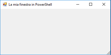 Form in PowerShell Form in PowerShell