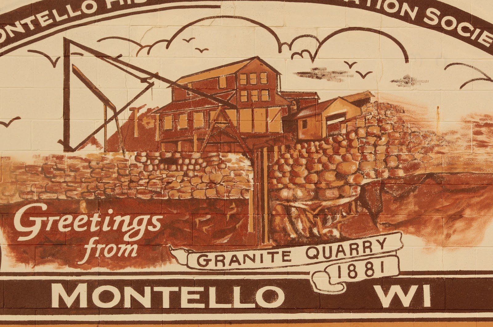 Wisconsin Historical Markers Greetings from Montello WI