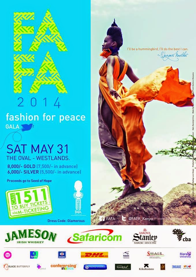 FAFA Fashion For Peace Nairobi, Kenya 31st May 2014 Peace Focus On