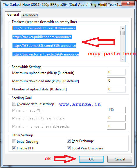 Increase Torrent Trackers