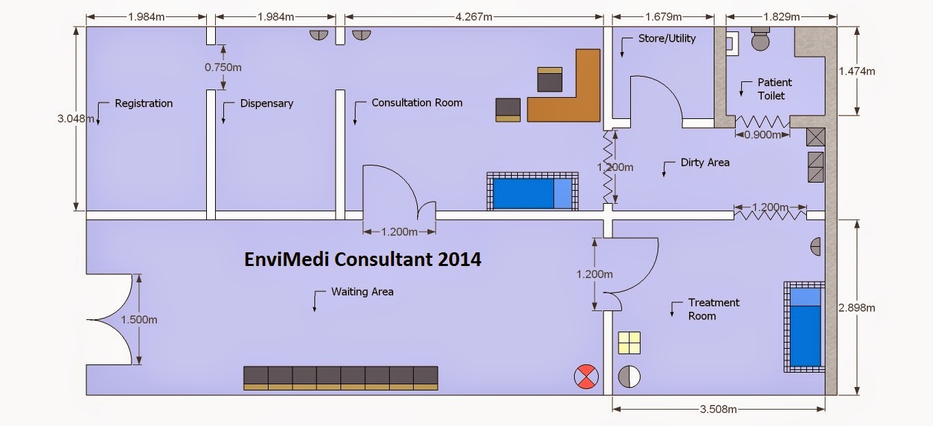 We Setup Your Clinic Healthcare Centre Floorplan Layout For