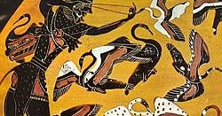 Antico Egitto... Ercole e gli uccelli del lago Stìnfalo