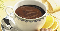 Chocolate caliente, espeso y cremoso