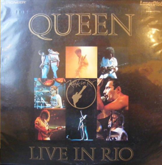Laserdisc Music Collection Queen LIVE IN RIO Laserdisc Japonais