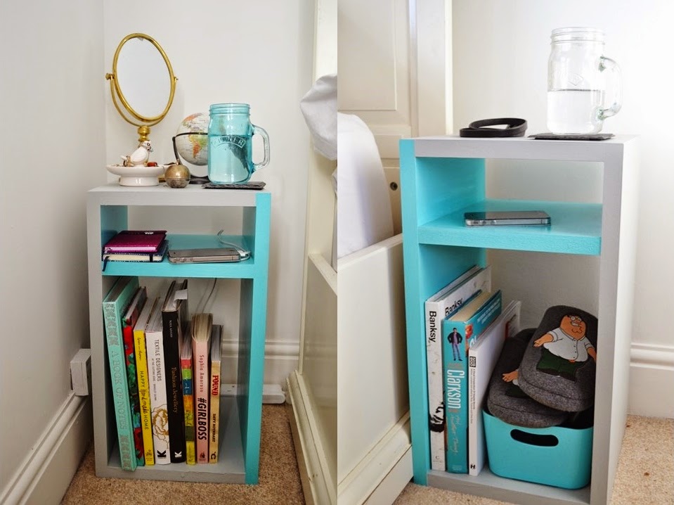 the turquoise door His and Hers DIY Bedside
