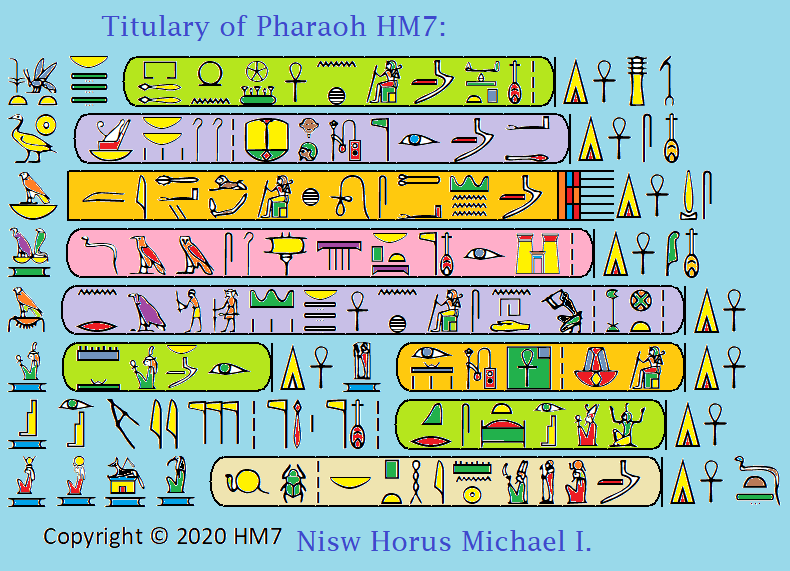 Titulary of Pharaoh HM7