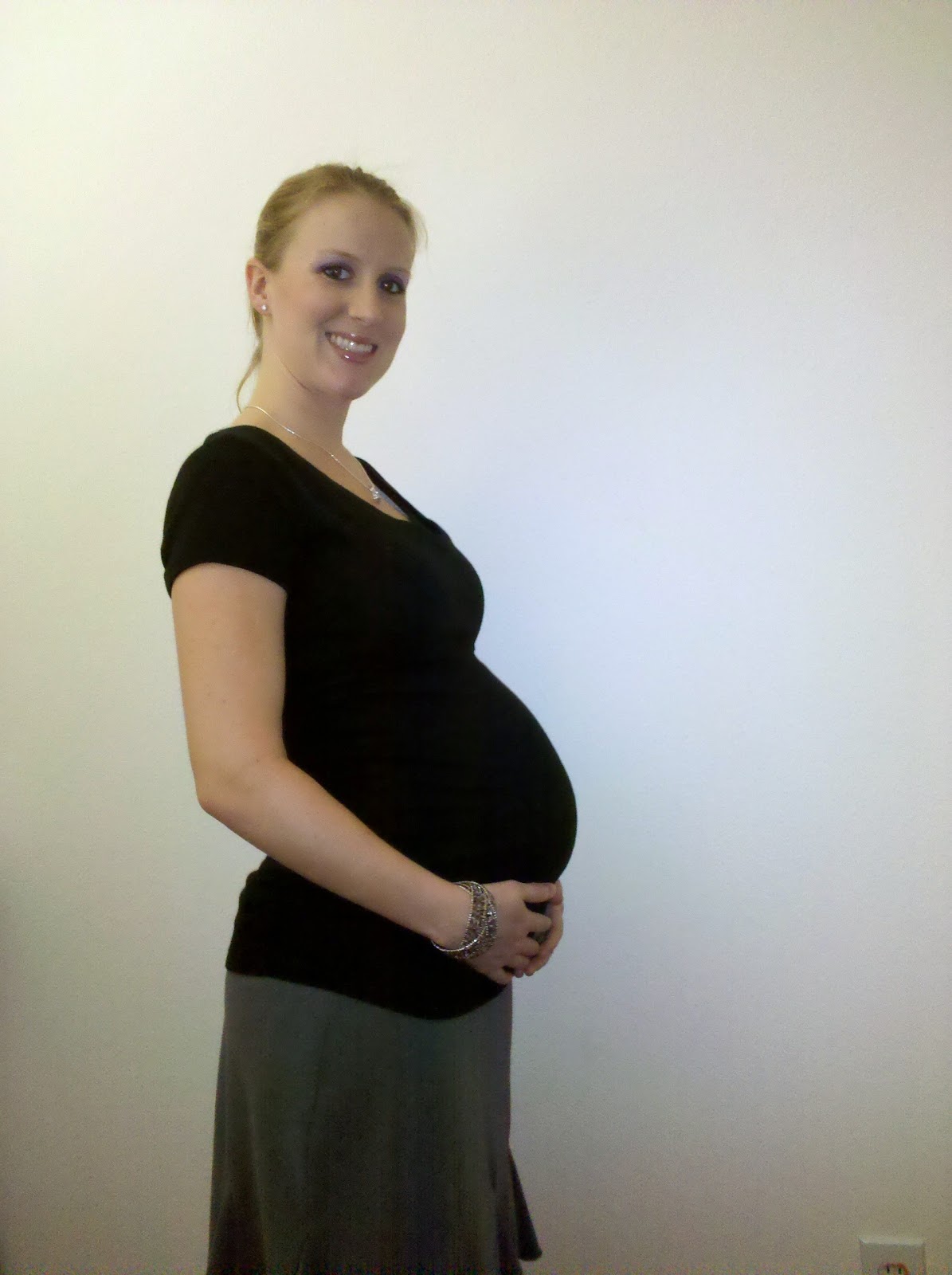 Hand In Hand: Belly Bump Progression Pictures and Some Thoughts