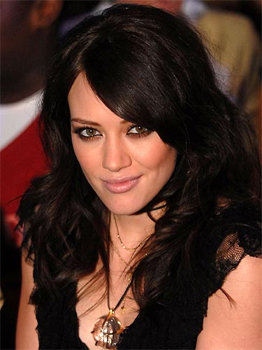 celebrity hilary duff hairstyle