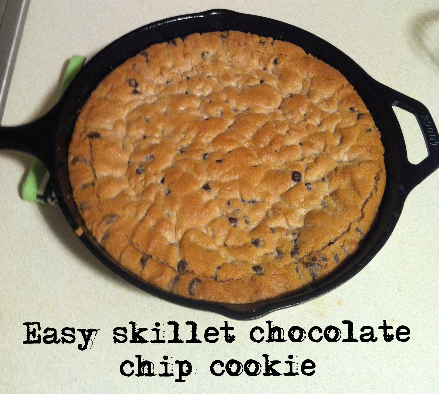 La vie Jaime : The Lazy Woman's Skillet Chocolate Chip ...