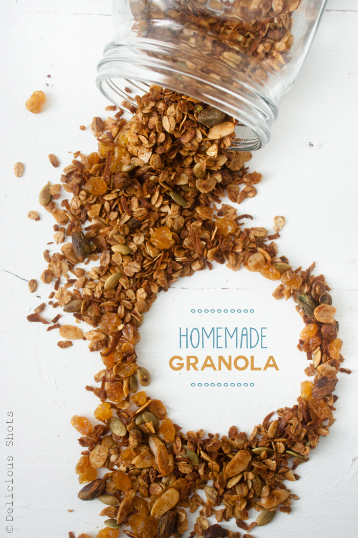 Delicious Shots Homemade Granola with Fig Sauce + A Video