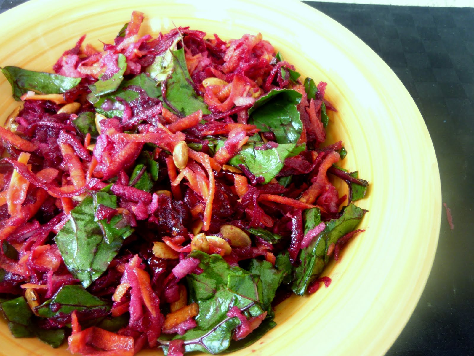 raw grated beet salad