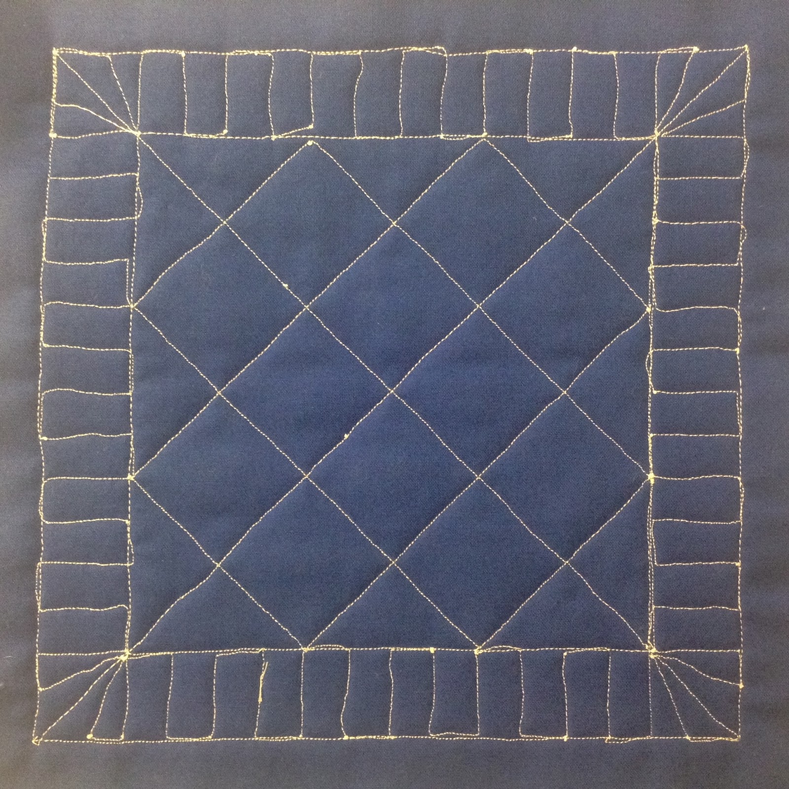beginner quilted 9 patch