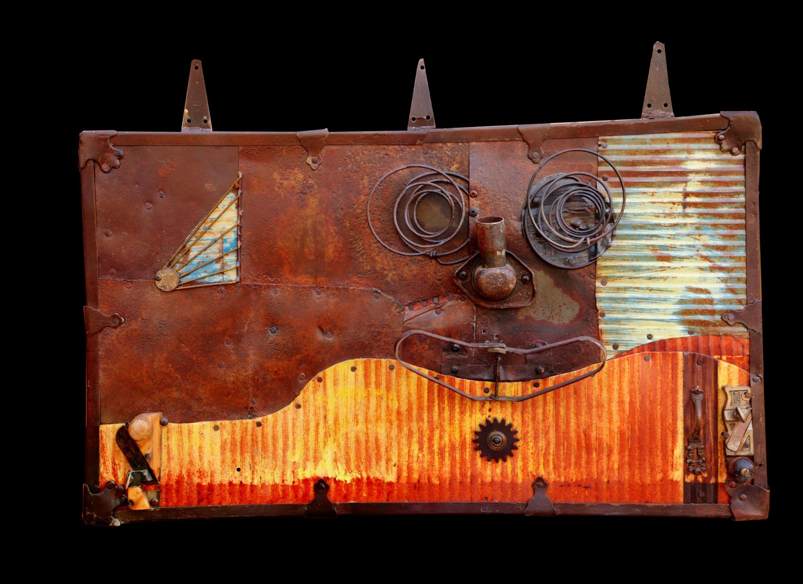 UNIQUELY JOSHUA TREE Rusty Metal Fine Art