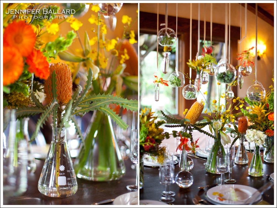 Color and Pearls Science Wedding Ideas!