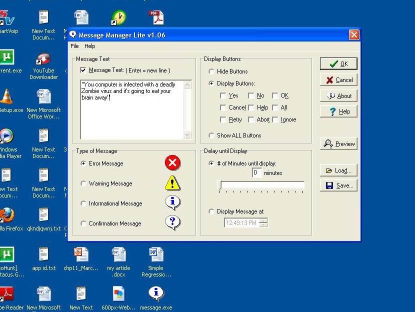 Interesting tech news and blog Funny computer prank Fake warning