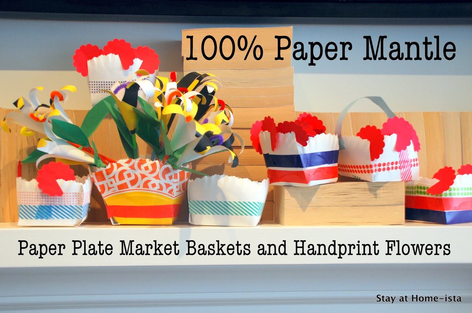 Stay at Homeista Paper Handprint Flowers