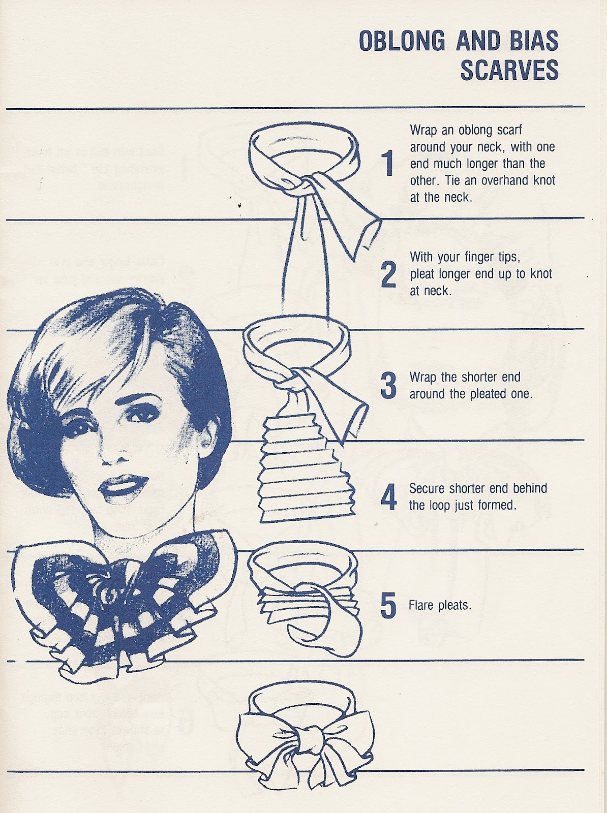 236 Vintage How to Tie a Scarf