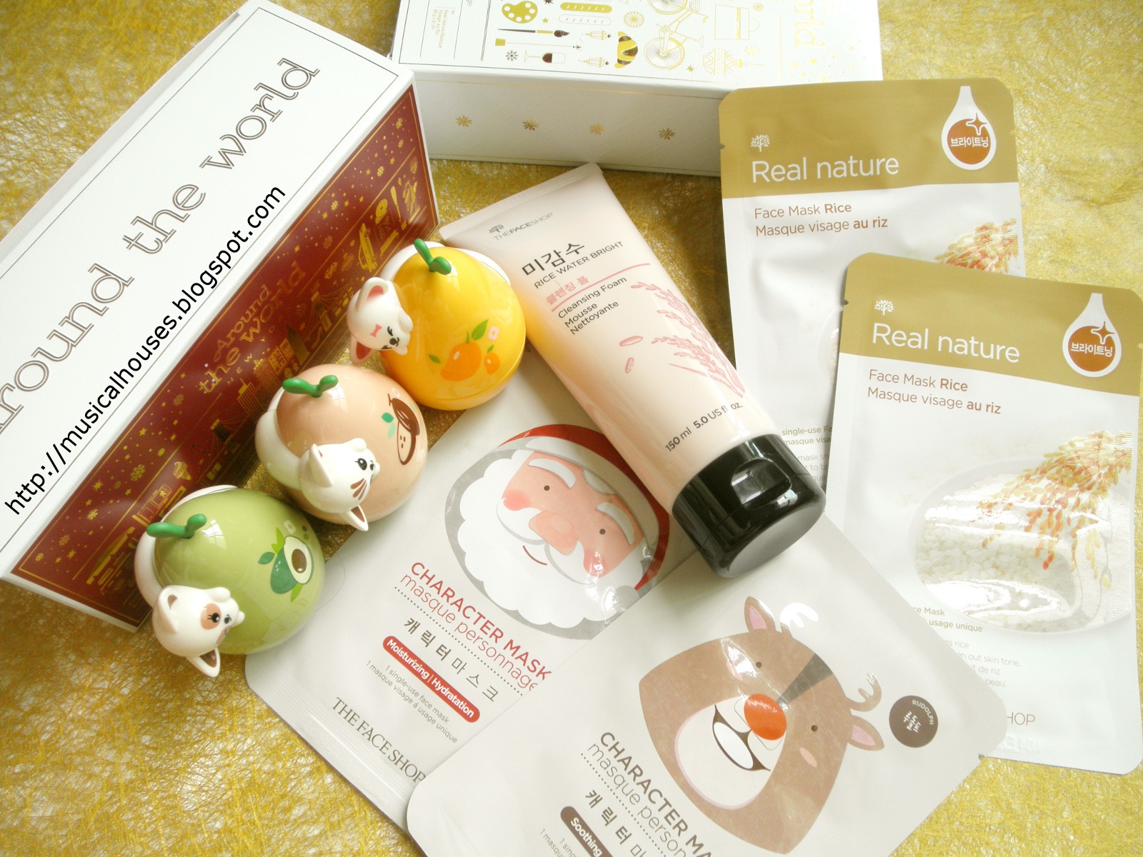 The Face Shop Around The World Character Sheet Mask and Hand Cream - of  Faces and Fingers