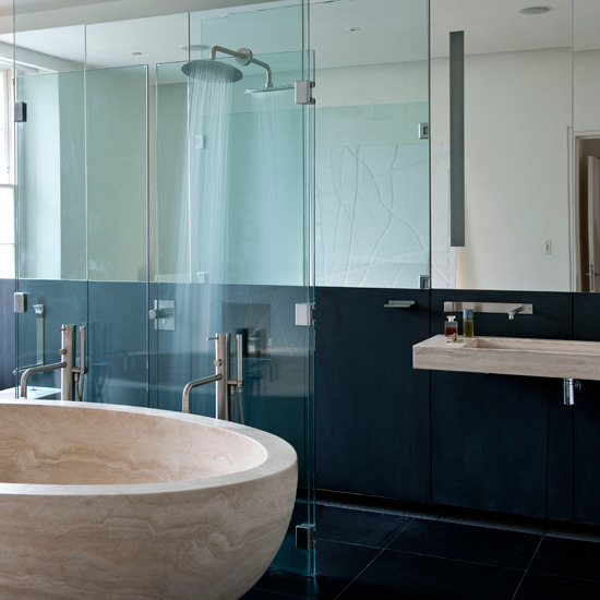 Baños Modernos: Moderno Baño Con Bañera