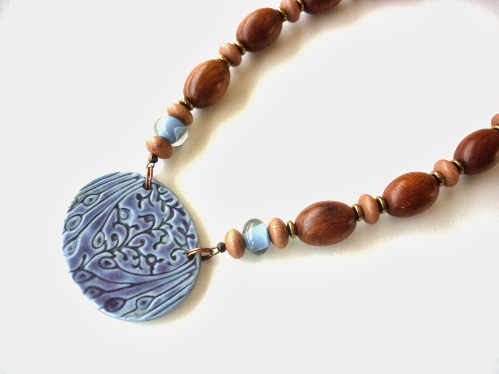 Chunky Wooden necklaces 3 versions