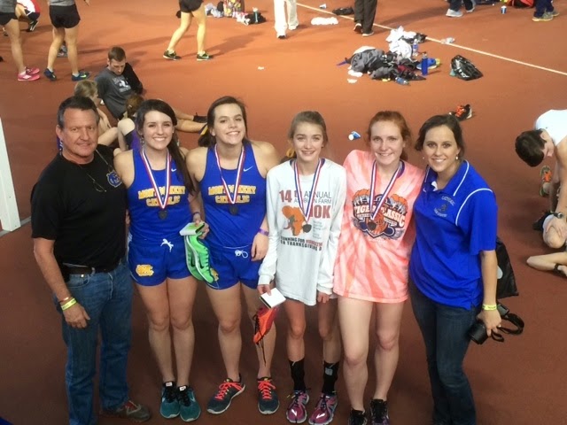 Record Setting Racing Knights Leave Mark at State Indoor Meet 1