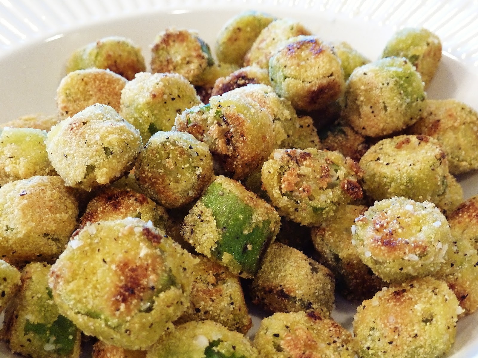 Christine's Kitchen Chronicles PanFried Okra