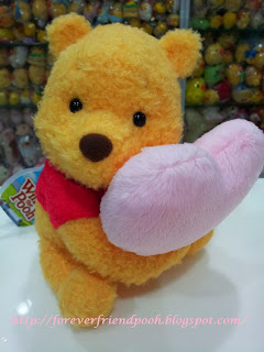 winnie the pooh valentine plush
