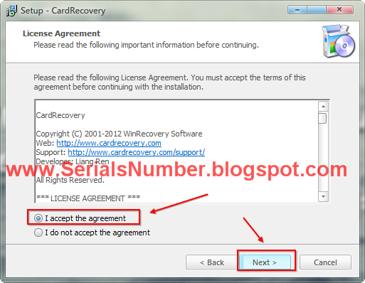 serial key of card recovery v6.10 build 1210 evaluation version