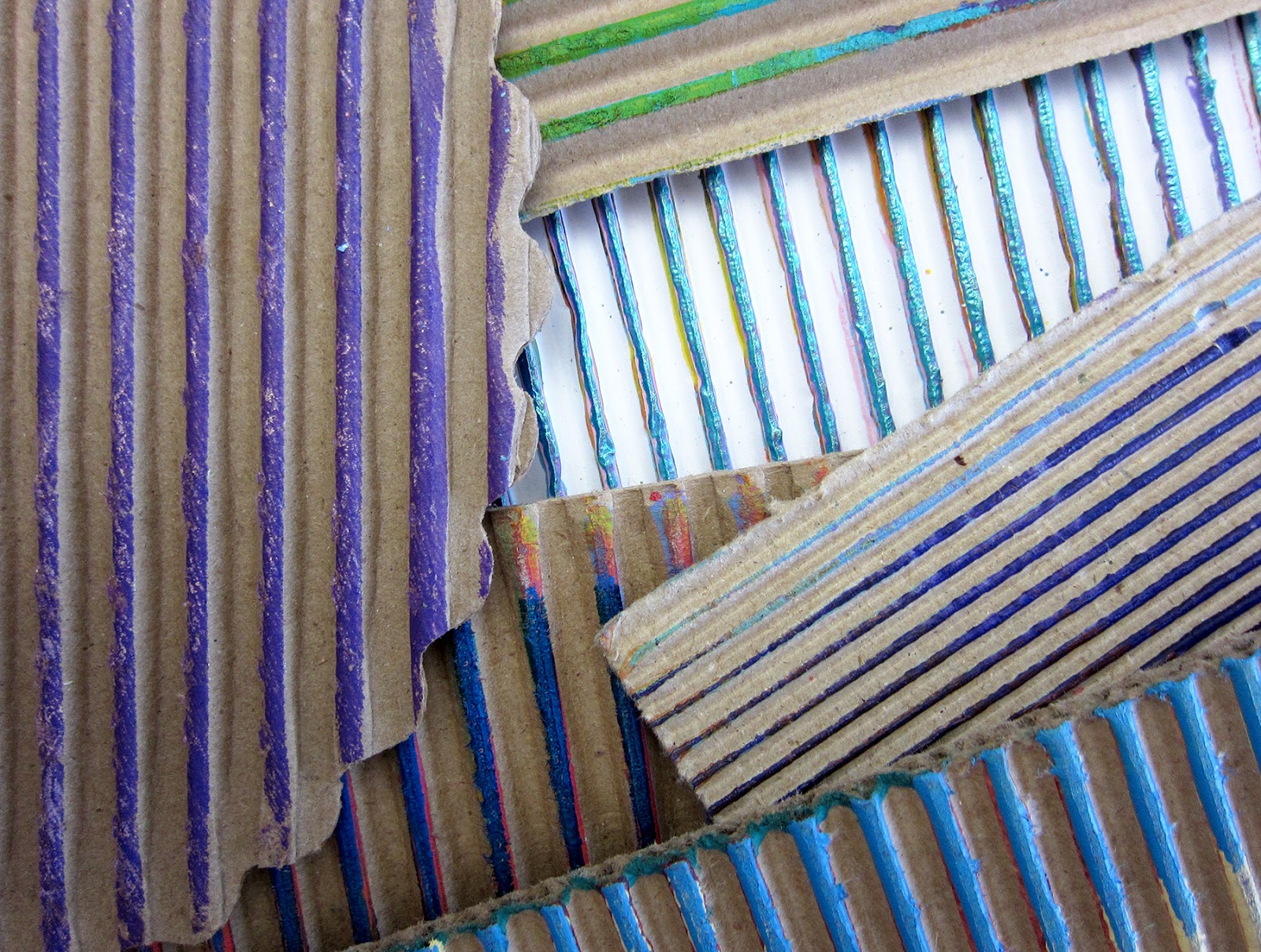 Printing with Gelli Arts® Gelli® Printing with DIY Cardboard Texture